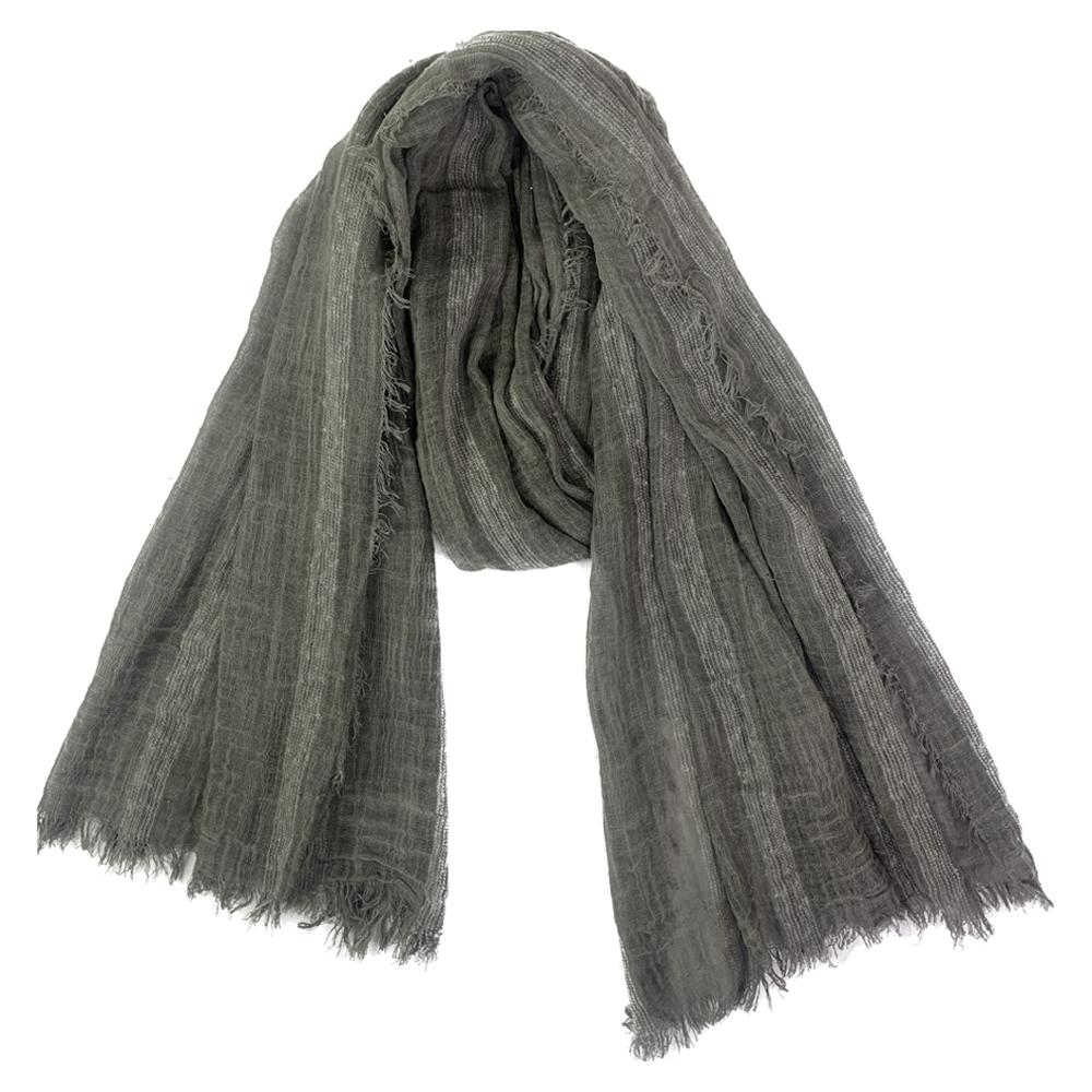 Cotton Linen Fashion Men Striped Scarf Autumn Winter Warm Neckerchief Casual Artistic Tassel Bufandas Shawls Male Accessories