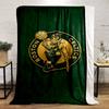 Boston Celtics Logo Themed Flannel blanket for bedroom, living room, sofa, and nap.