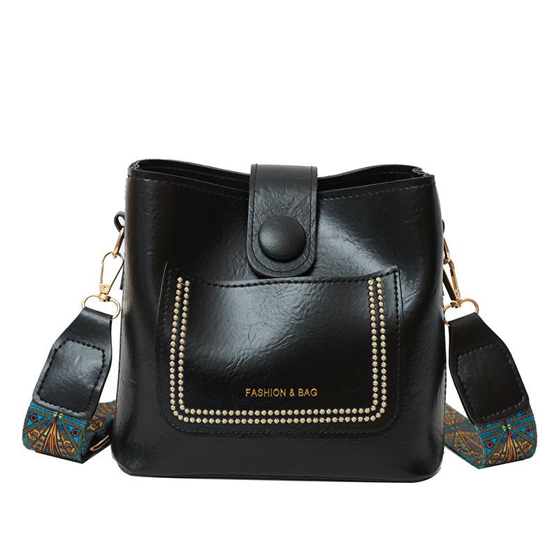 

Ретро большая вместительная универсальная повседневная сумка новинка ранней весны с широким плечевым ремнем наплечная маленькая сумка-мессенджер сумка-тоут