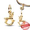 Splendido Ciondolo a Forma di Cappello di Laurea Stella Margherita Albero Genealogico Yin & Yang in Oro 14K Adatto per Bracciali di Marca Gioielli in Rame
