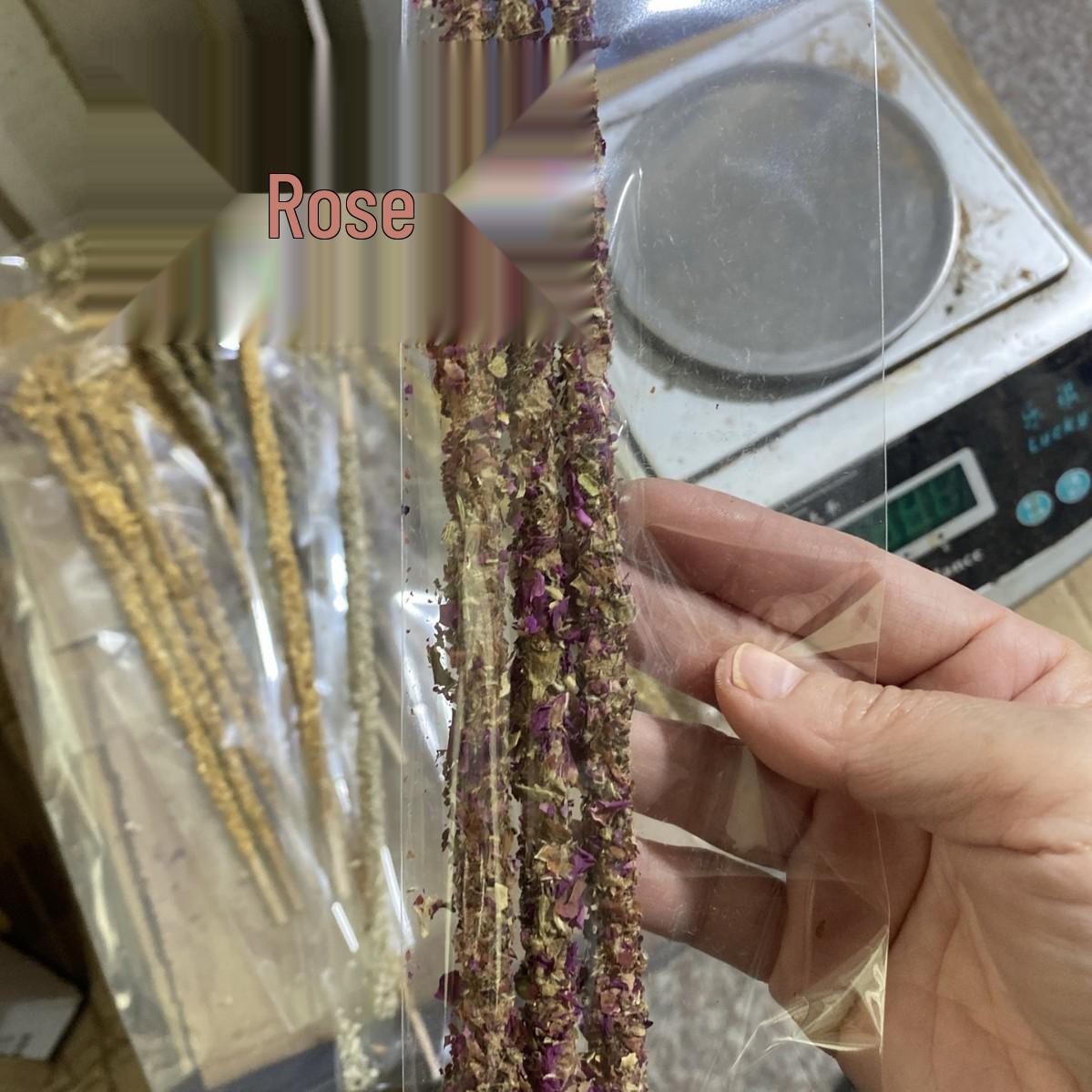 Ying Xiang Yuan Handmade Petal Incense Sticks, Palo Santo & Sage Style.