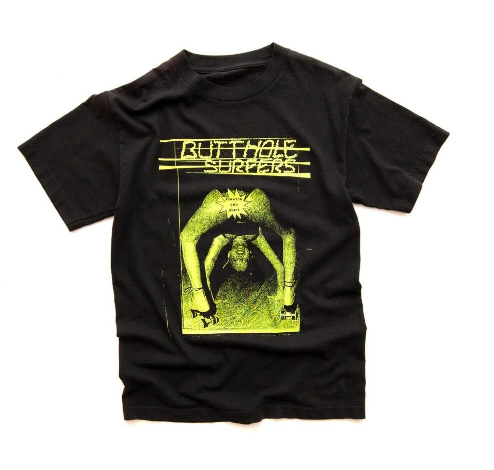 

BUTTHOLE SURFERS Band SCRATCH SNIFF Cotton Black Men S5XL TShirt Unisex T-Shirt S