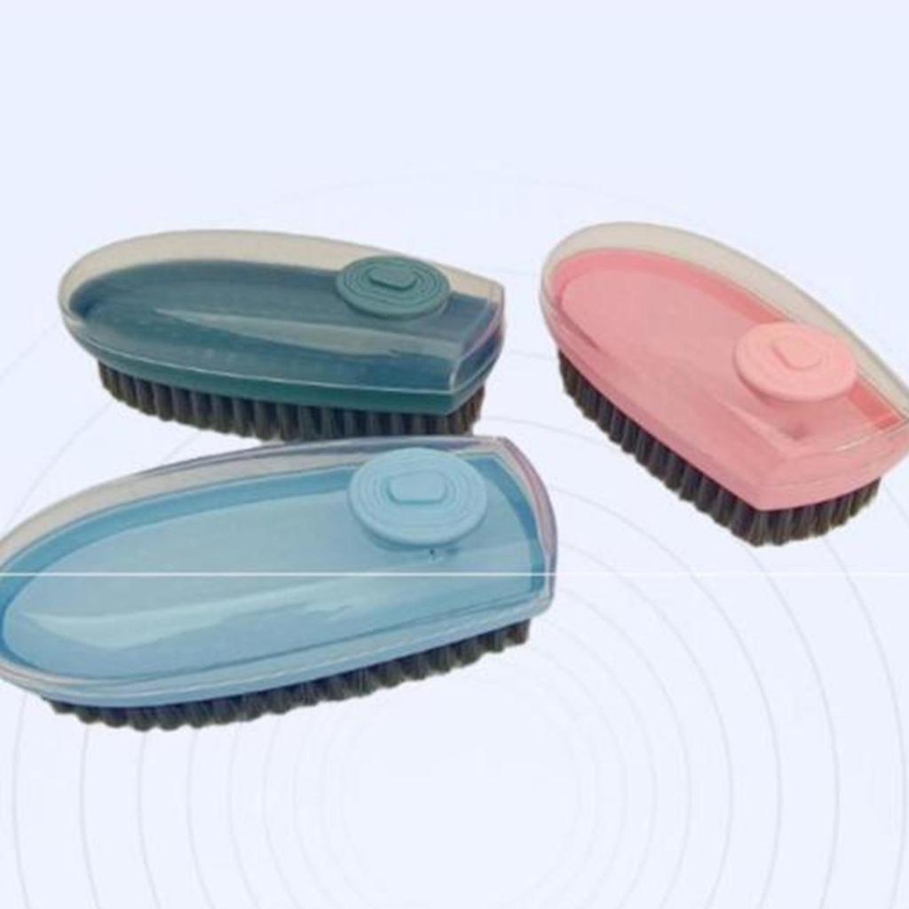 Hydraulic Cleaning Brush Multifunction Soft Washing for Clothes Kitchen Pink