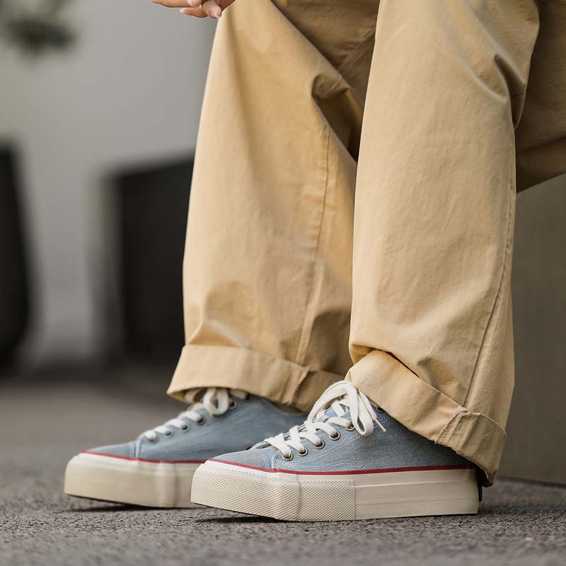 2026 Canvas Trendy Shoes Trending Canvas Shoes Male Casual Cool Street Style Shoes Hip Hop Sneakers for Teens