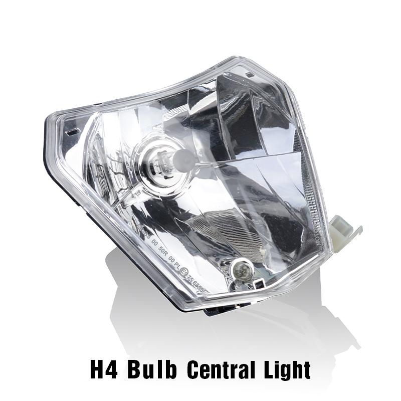 PowerZone Motorcycle LED Headlight Headlamp Head Light Supermoto Fairing For KTM EXC SXF MX Dirt Bike Enduro LED Wick