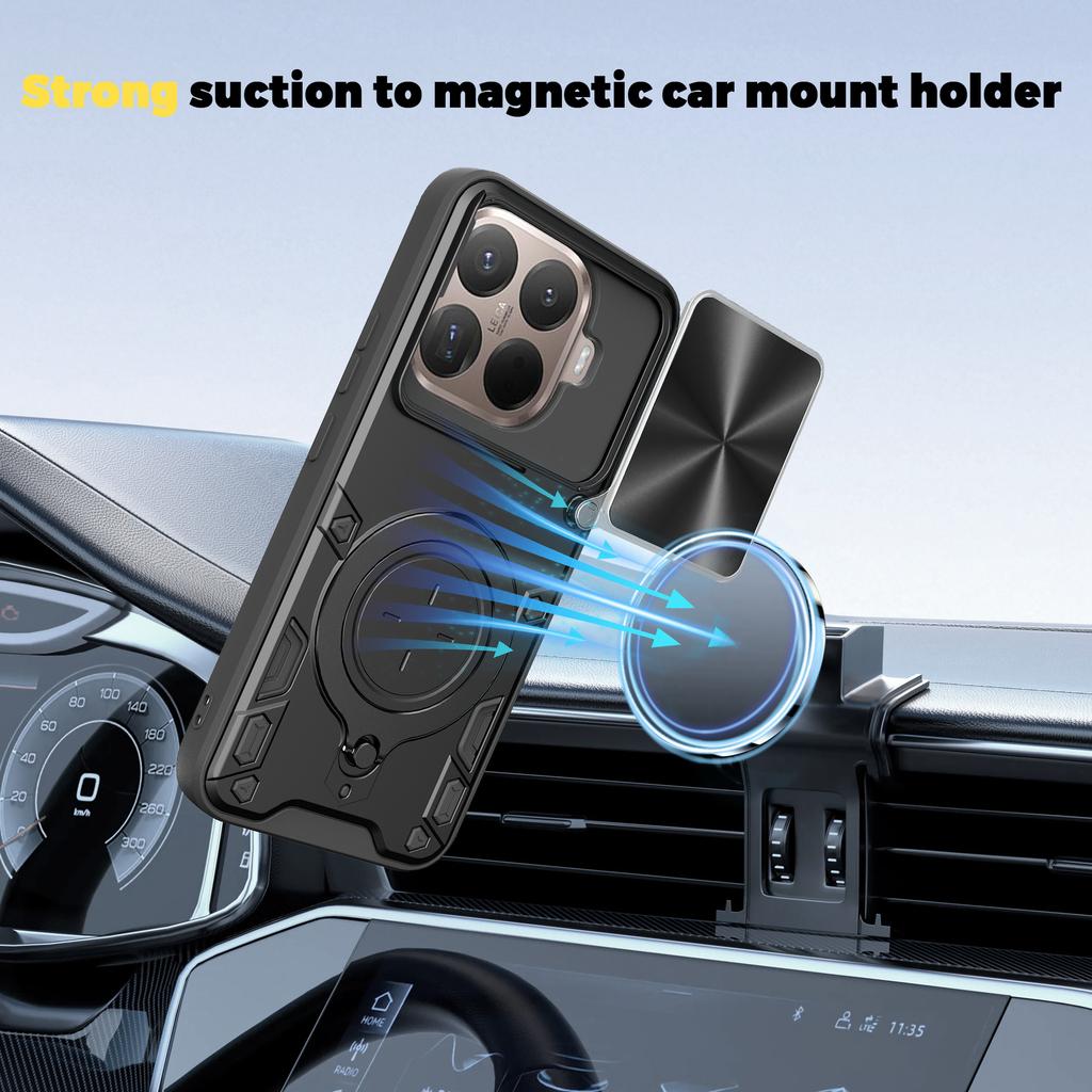 Applicable to Xiaomi 11TPro Jiashang window push mobile phone case Redmi 11C magnetic suction bracket PocoF1Pro anti-drop