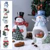 Christmas Luminous Snowman, Home Ornaments, Christmas Resin Crafts, Home Living Room Desktop Ornaments.