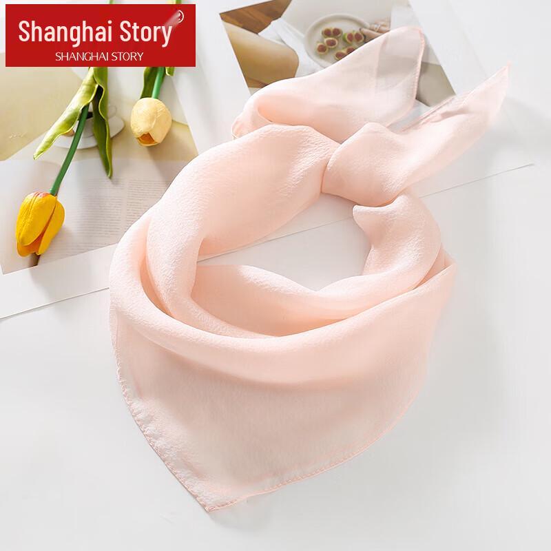 Shanghai Story Women's 100% Mulberry Silk Square Scarf