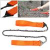 Ferăstrău cu sârmă Ferăstrău cu lanț de buzunar din oțel Ferăstrău manual pentru supraviețuire Instrument de tăiere a lemnului cu curele din nailon pentru urgență în aer liber