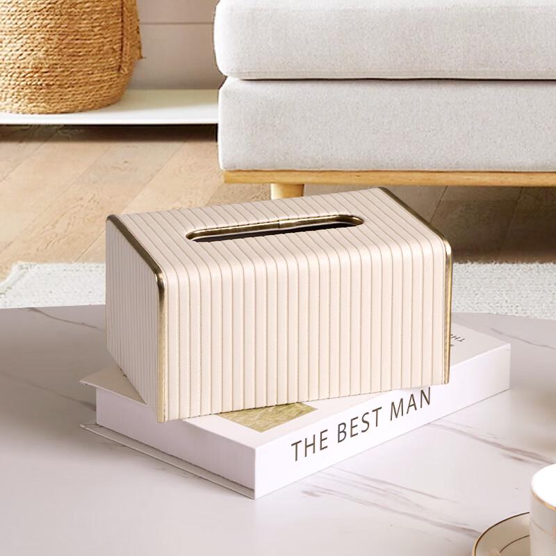 Morona Leather Tissue Box & Remote Holder