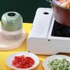 Kitchen Supplies Electric Garlic Press Wireless Water-proof Plastic Simple Gadget Operation Meat Grinder Tools Blender