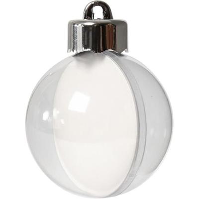Plastic Christmas Ball To Decorate - 5 Cm - 10 Pcs - Party Decoration