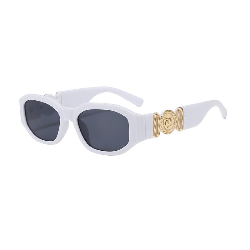 New European-American Trend Polygon Sunglasses: Women's Stylish Square Frame Street Fashion.