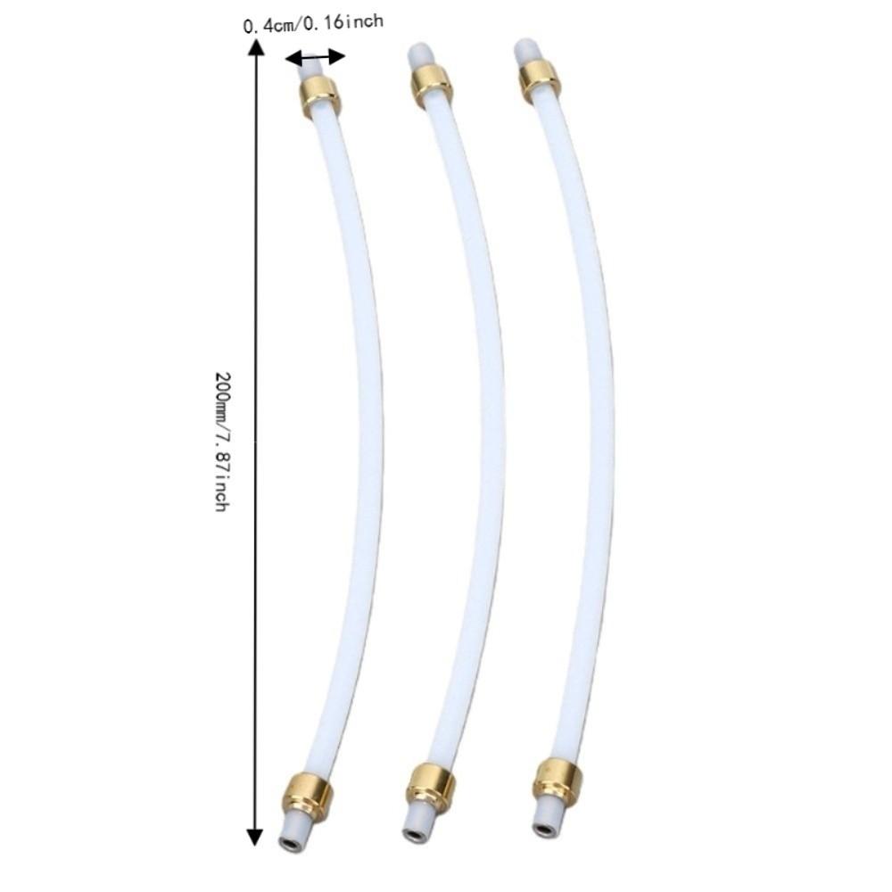 3 Pack PTFE Material Frother Hose 4mm OD PTFE Food Grade Hose  For Coffee Machine
