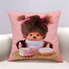 MMonchhichi New   Doublesided print Pillow Case Pattern Printed Pillowcase For Living Room Sofa Cushion Cover