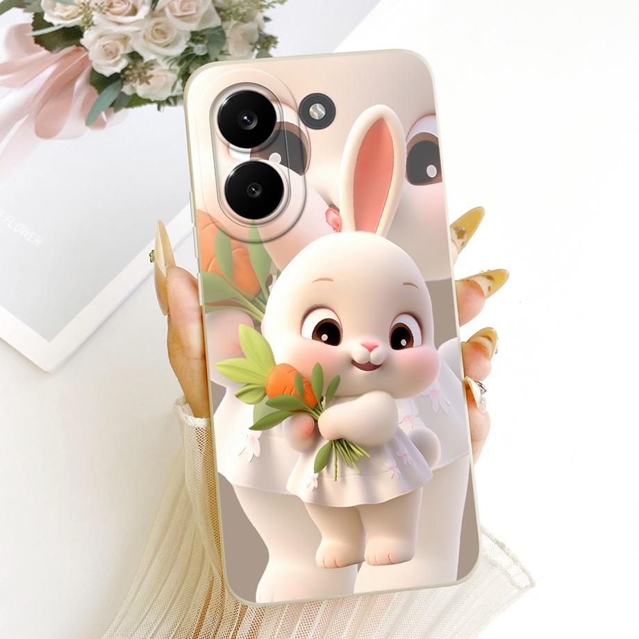 Süße Cartoon Schwarze Katze Drache Weiche Silikonhülle Für Xiaomi Poco X8 Pro Max Redmi Turbo 5 Max Handyhülle Stoßfeste Abdeckung Coque