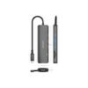 Dockingstation USB Typ-C Aisens ASUC-6P024-GR- 1xHDMI- 3xUSB- 1xKartenleser- Grau