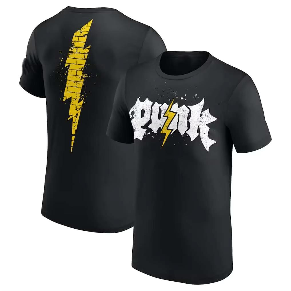 2026 Summer Hot Sale CM Punk Chicago Made T-shirt Men Women Vintage Top Unisex Lightweight Printed Short Sleeve Casual Outdoor Cotton T-shirt