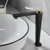 Basin Faucet Gray Red Bathroom Faucet Hot and Cold Brass Water Mixer Tap Copper Basin Water Sink Mixer Crane