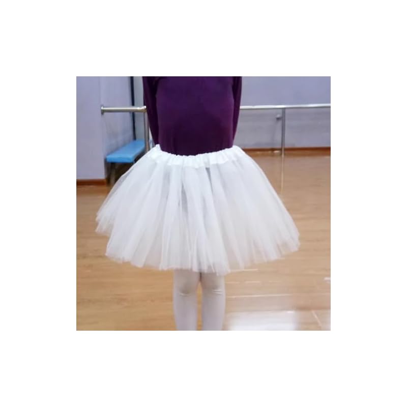 [Moerstar] Tutu Skirt for Women, Fluffy Tulle Skirt, Volume Skirt, Fluffy Triple Tulle, Petticoat, Girls' Stage Costume, Performance Outfit, Cosplay,