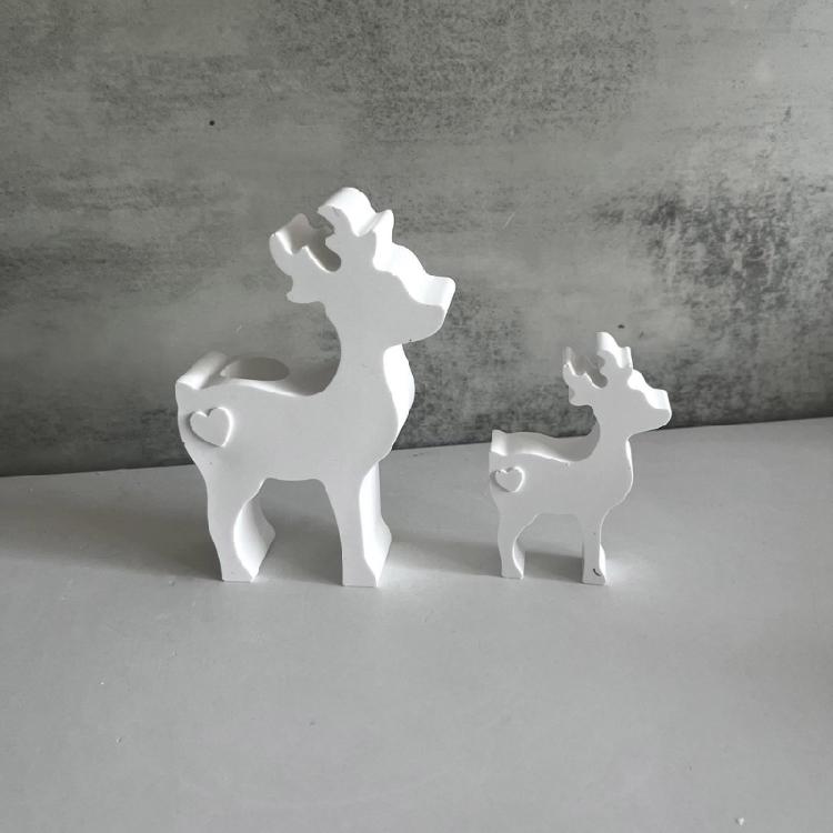 Mehrzweck Robuste Silikonformen für Hirsch Kerzenzubehör Tragbar für Kunst- und Bastelbedarf Liebhaber