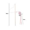 Cat Wand Toy Set, Interactive Cat Teaser Wands with Cute Mouse Designs, Equipped with Bells To Captivate Your Cat’s Attention