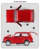 Boxed 1:32 Lada Jeep Alloy Car Model Toy with Pull-Back, Sound, and Light.
