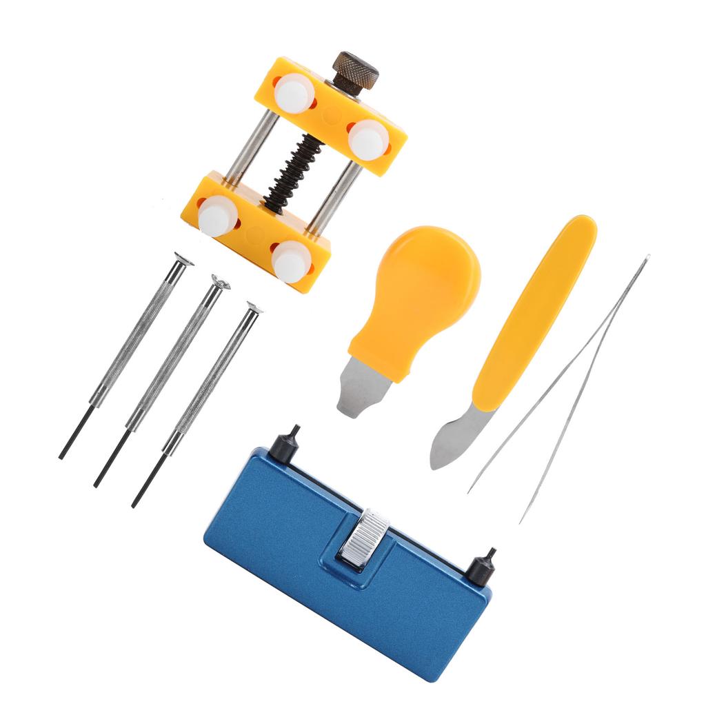 8pcs Watch Back Case Cover Opener Removal Tool Watch Repairing Battery Replacement Tool