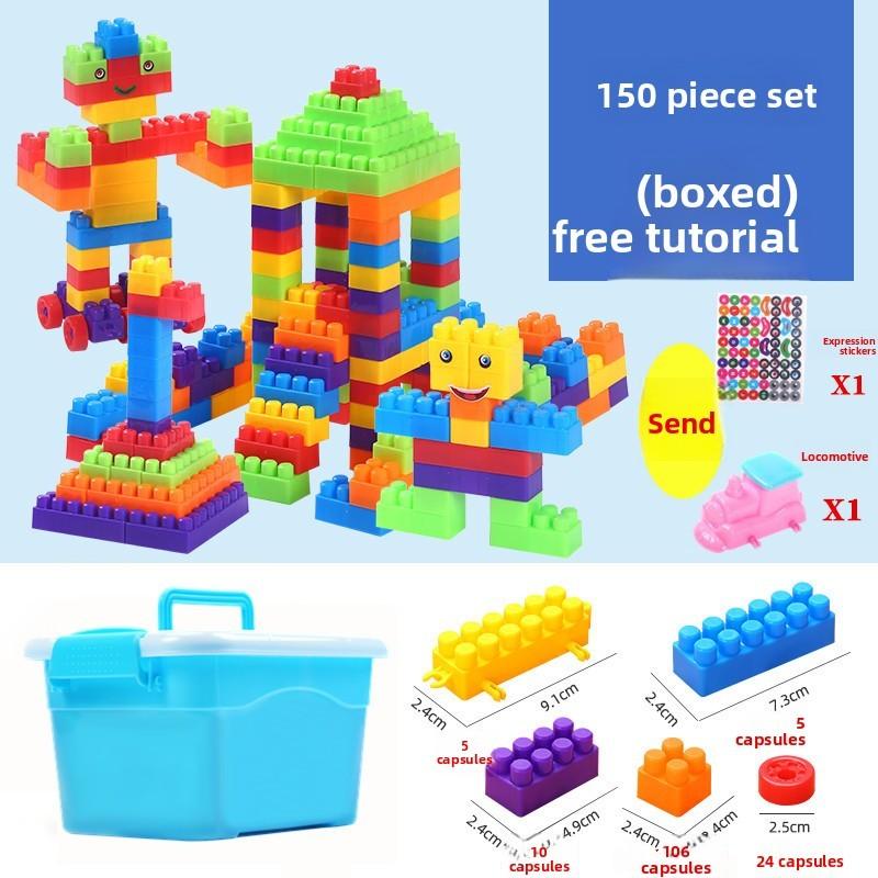 Classic Large Block Building Set With Diy Creativity For Toddler Learning And Early Education