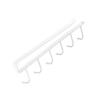 Under Cabinet Hook Multifunctional Rustproof Iron 6 Hooks Cabinet Storage Hanger for Bedroom Kitchen