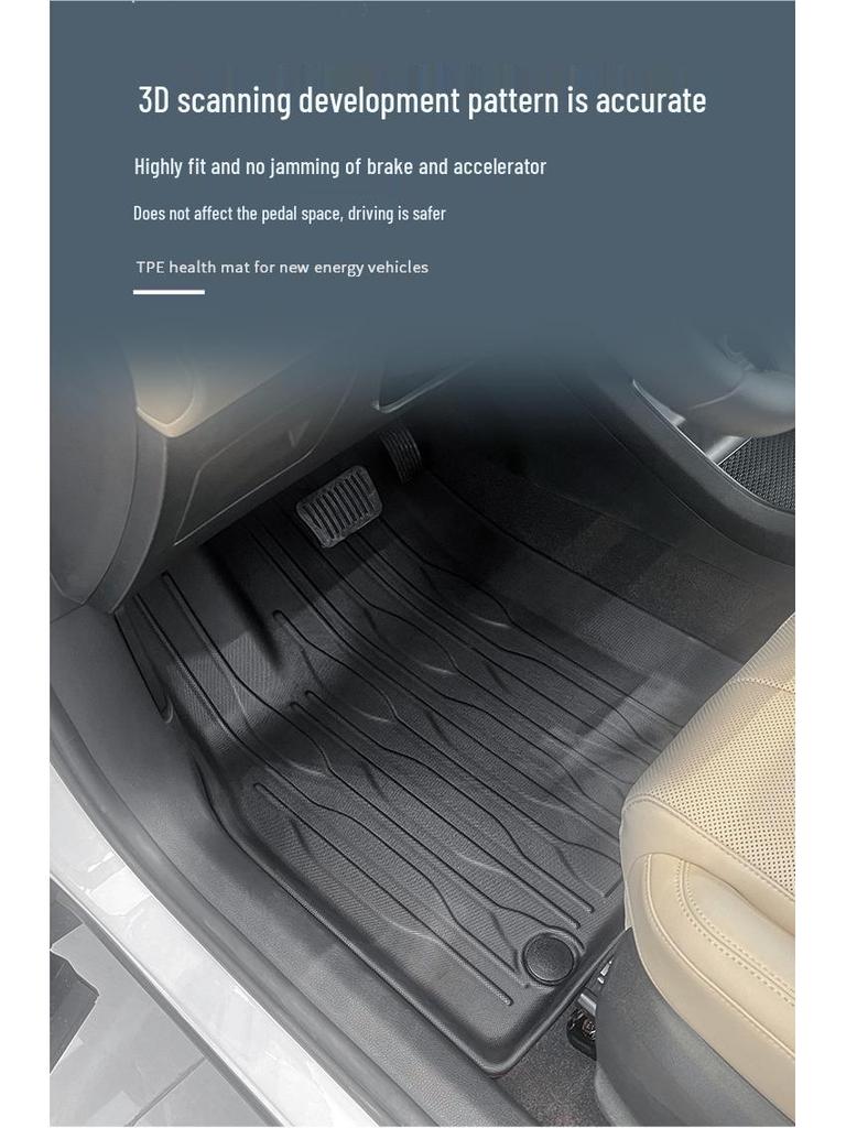 Waterproof TPE Floor & Trunk Mats for 2022-2026 BYD Song PRO