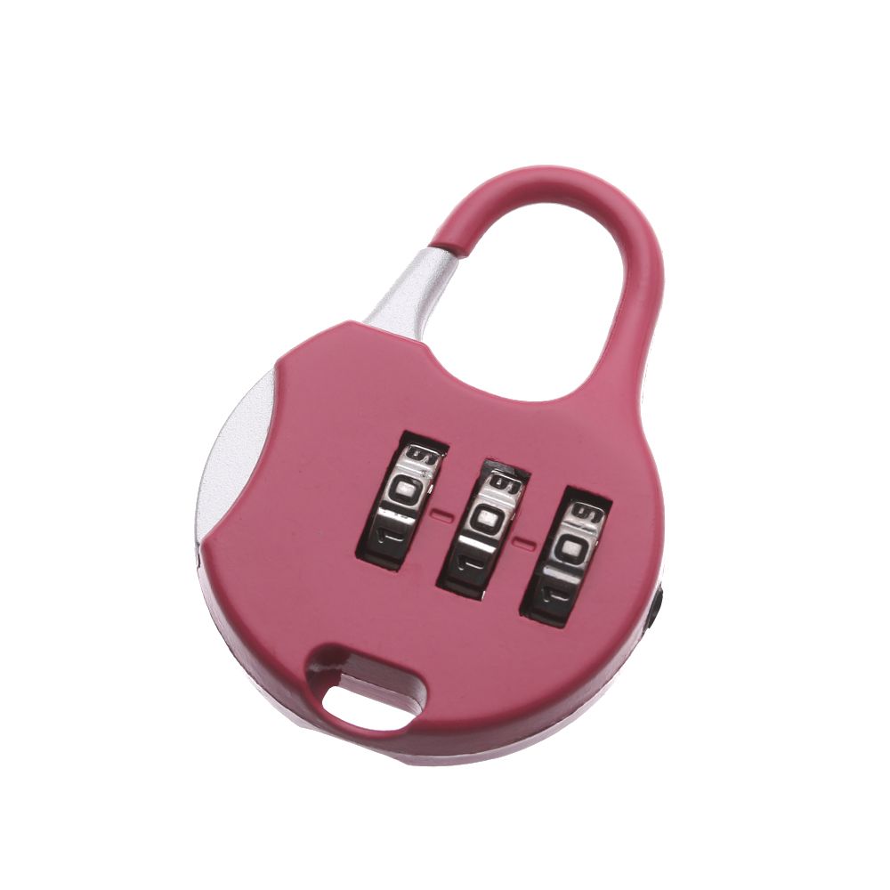 1pcs Mini Metal Outdoor Combination Code Gym Diary Protector Luggage Security Tool Password Lock Padlock 3 Digit Dial