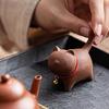 Handmade Cats Teas Pet Zisha Kung Fu Teas Set Accessories Teas Ornament Zisha Texture Suitable for Teas Enthusiasts Present