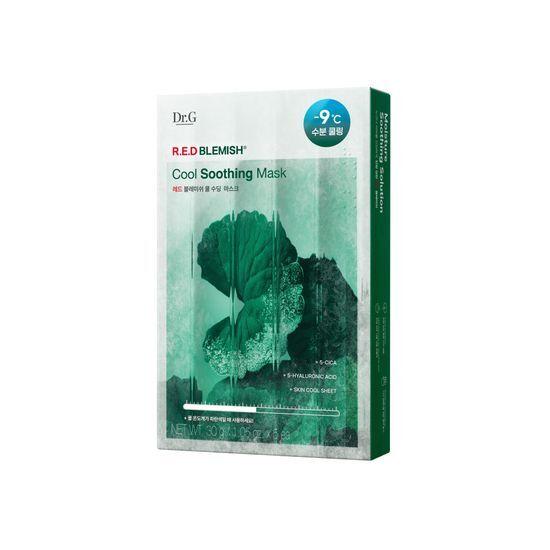 Dr.G Red Blemish Cool Mask 5 Sheets (3 Types) (Soothing/Trace Reduction/Elasticity)