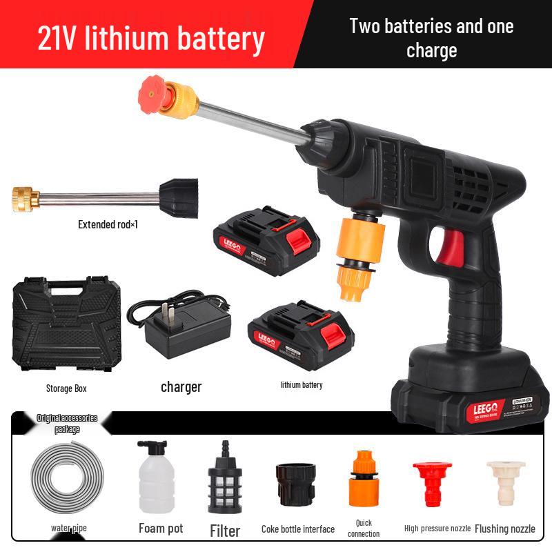 Cordless High-Pressure Portable Car Wash with Lithium Battery  