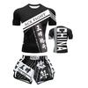 Martial Arts Training Suit Sanda Muay Thai Boxing UFC Style Short Sleeve Shorts Unisex Gym Wear