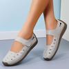 Summer Handmade Retro Soft Sole Mom Shoes Leather Casual Women's Footwear