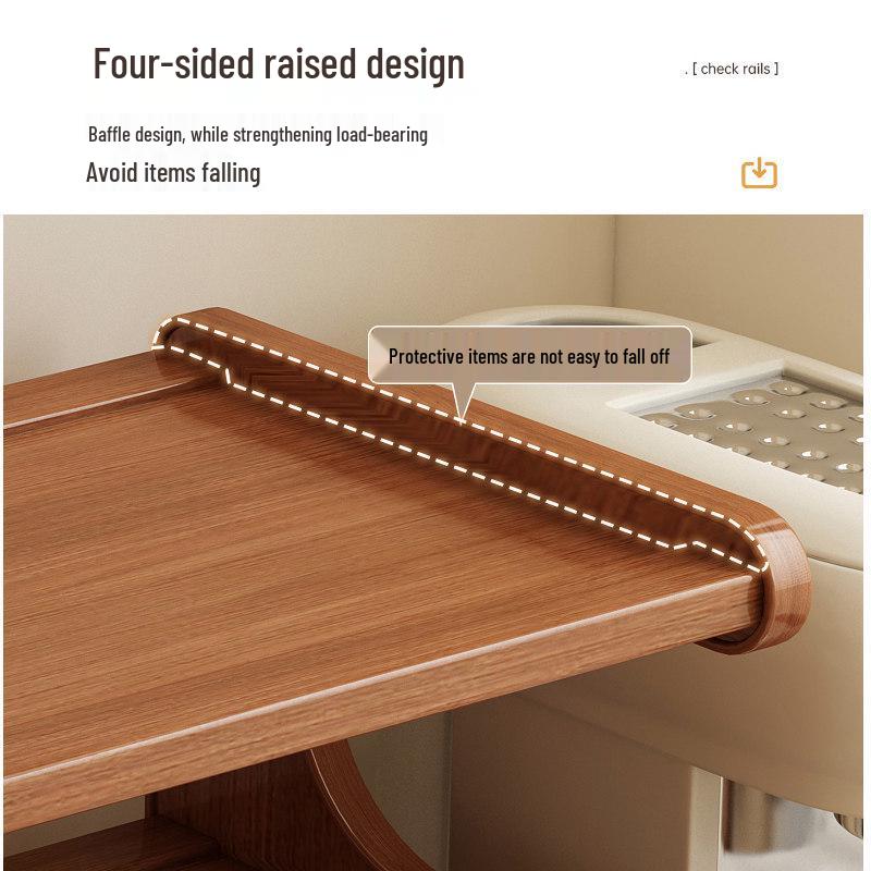 Solid Wood Multi-layer Teacup Display & Storage Rack for Desktop or Countertop
