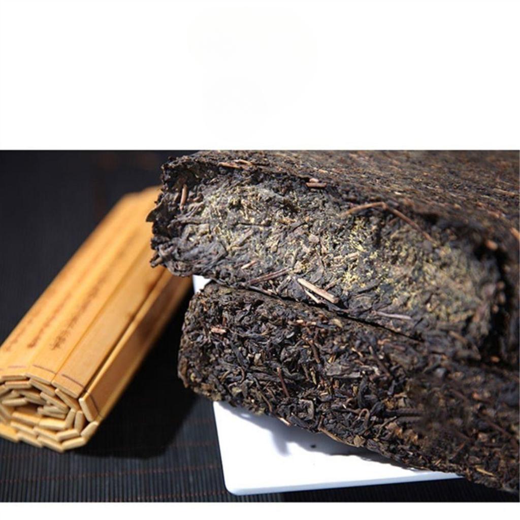2018 CHINA TEA Anhua Dark Tea Hand-built Fu Brick Yuntai Moraine Black Tea 1kg