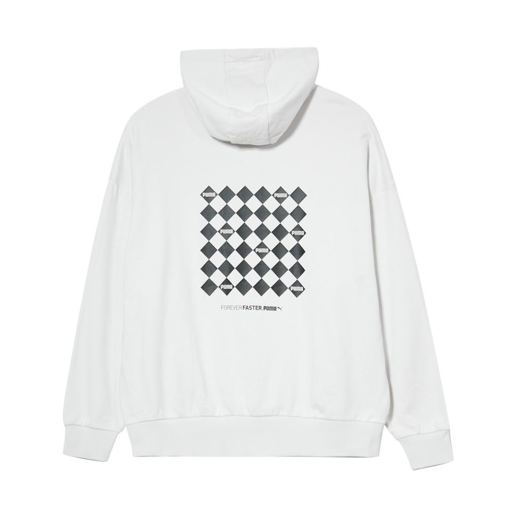 Puma Knitted Sports Hoodie Unisex Hoodies White 621892-72