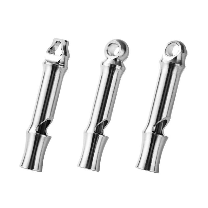 Miling Titanium Alloy High-Frequency Outdoor Survival Whistle
