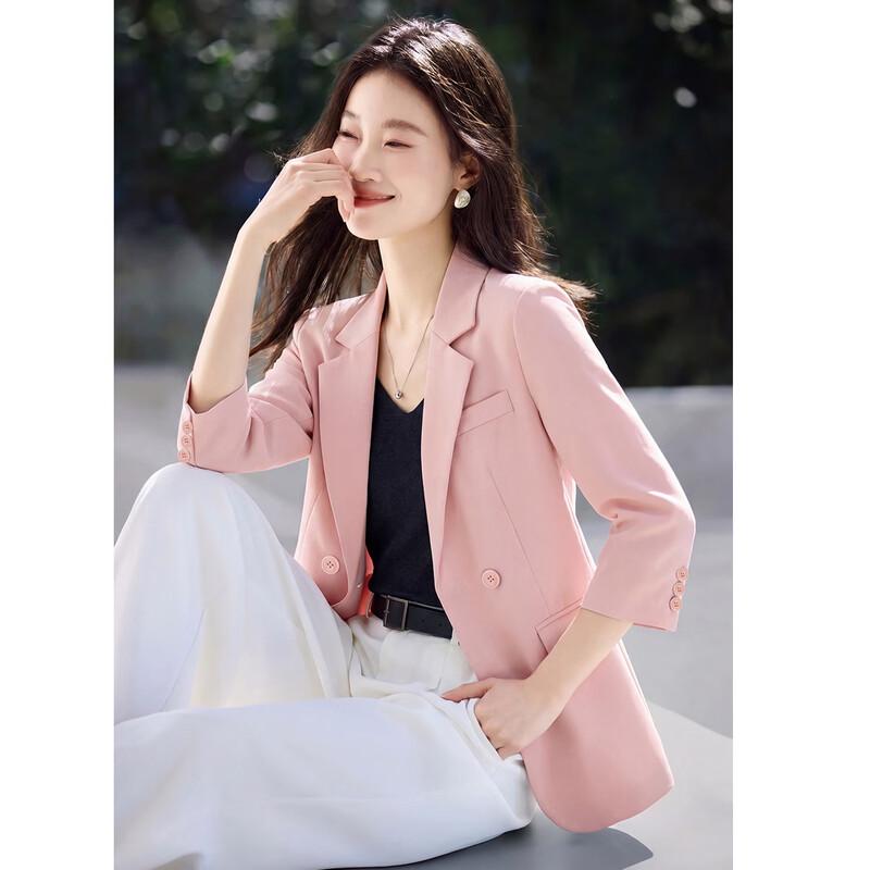 TERRE BLEUE Women s Lightweight 3/4 Sleeve Blazer XL