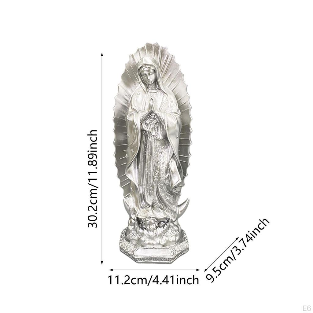 Soška Panny Marie Vánoční Domácí Dekorace Ornament Stolní Řemesla Elegantní Figurka