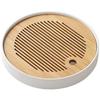Elegant Round Ceramic Tea Tray