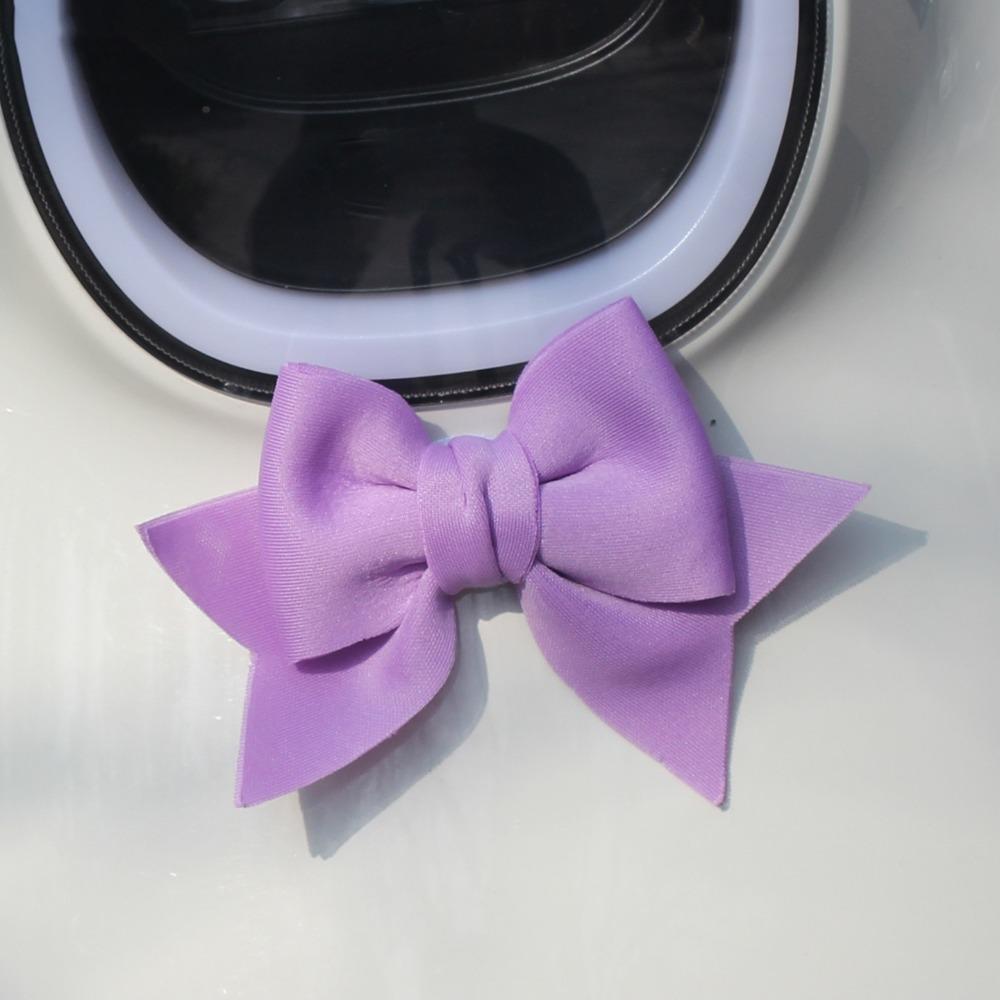 Lightweight Motorcycle Helmet Bow Self Adhesive Electric Bike Tail Decor Scooter Accessories