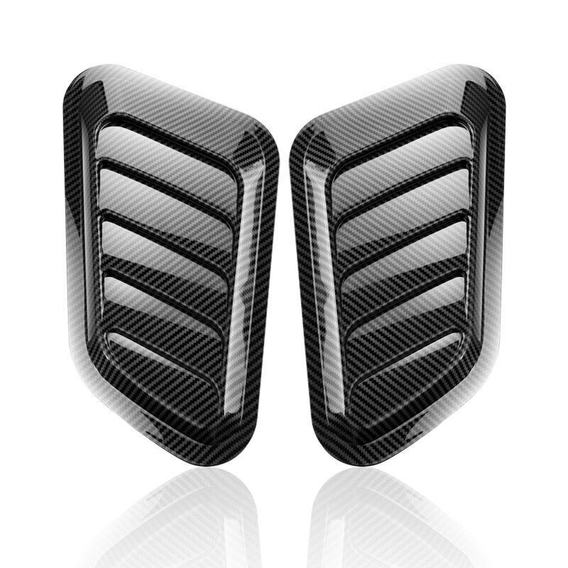 Colorful Car Cell Air Flow Intake Hood Scoop Bonnet Vent Cover Stickers Auto Carbon Fiber Sticker Decal Car Accessories Exterior