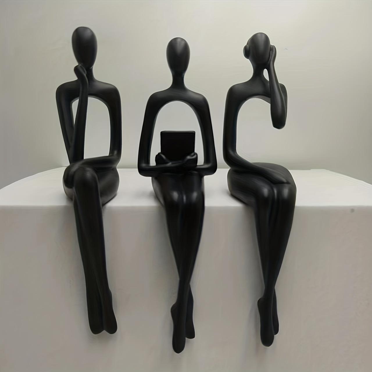 

3 предмета Современный минималистский набор украшений для гостиной - мягкие роскошные аксессуары для дома, винный шкаф, тумба под телевизор, креативный декор для стола чёрный