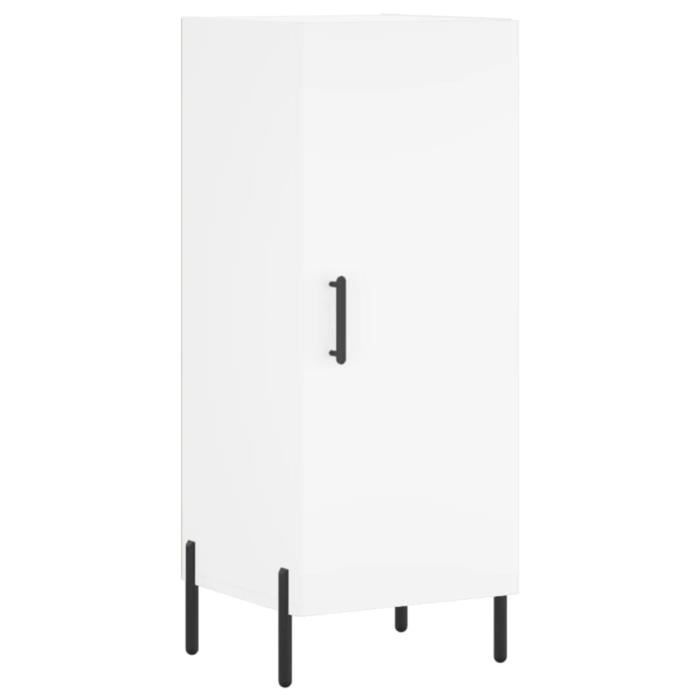 VidaXL White Buffet 34.5x34x90 Cm Engineered Wood 828548