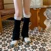 Womens Lolitas Long Socks Sweet Flared Leg Warmers Harajuku Japanese Boot Socks Summer Ankle Heap Socks Hosiery Gifts