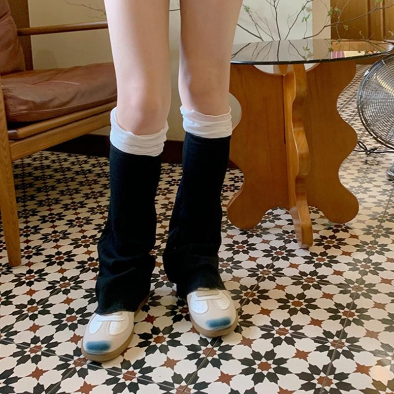 Womens Lolitas Long Socks Sweet Flared Leg Warmers Harajuku Japanese Boot Socks Summer Ankle Heap Socks Hosiery Gifts